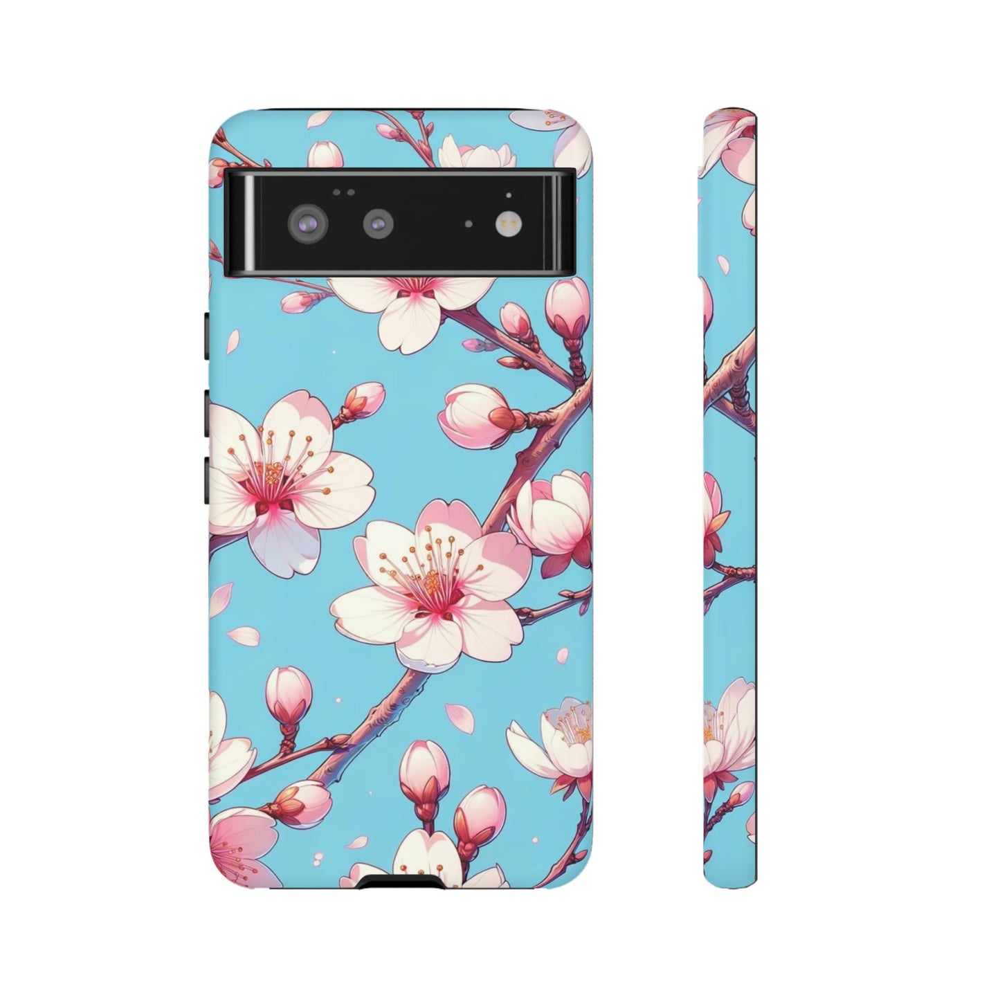 Anime Phone Case, Sakura Blossom Tough Case, Friend Gift, Japanese Culture, Protective Cover, Anime Lover Gift