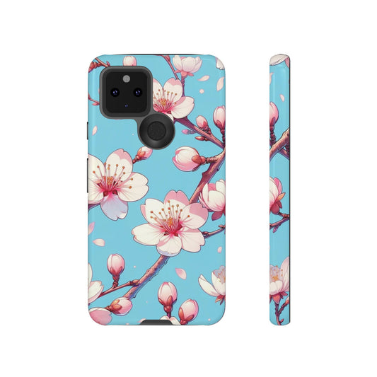 Anime Phone Case, Sakura Blossom Tough Case, Friend Gift, Japanese Culture, Protective Cover, Anime Lover Gift