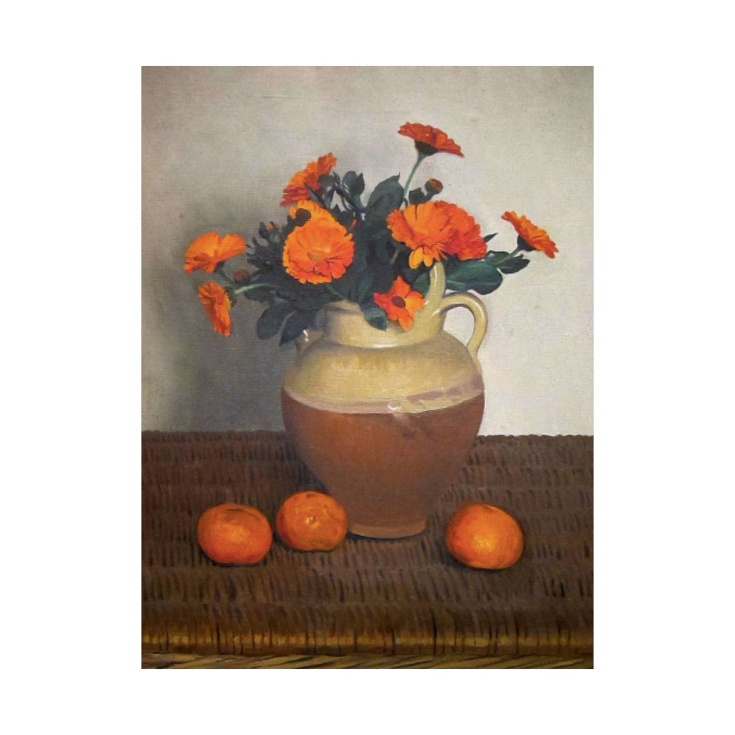 Marigolds and Tangerines by Félix Vallotton Art Print - 1924 Masterpiece - Reproduction - Elegant Home Décor