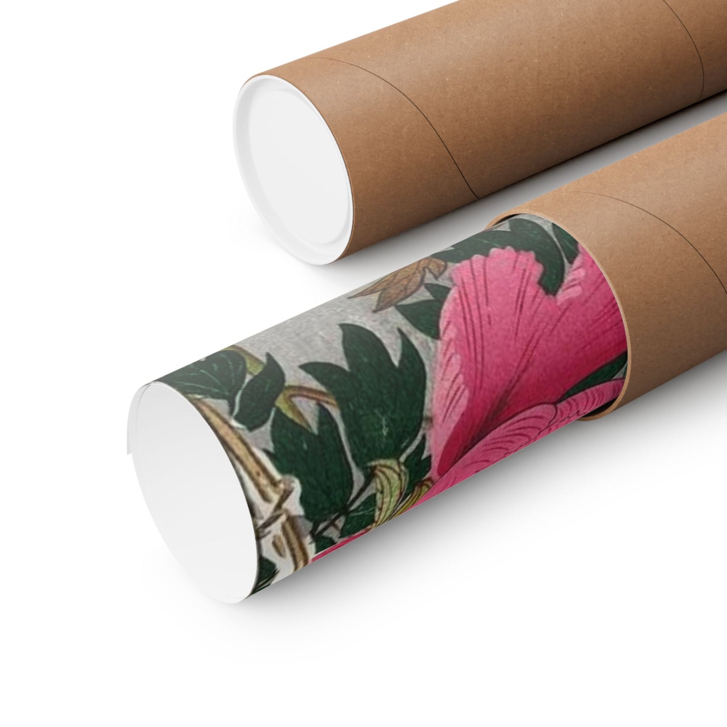 Japanese Art Print - Ohara Koson Siberian Bluechat and Peony Poster - Nature and Culture Wall Decor