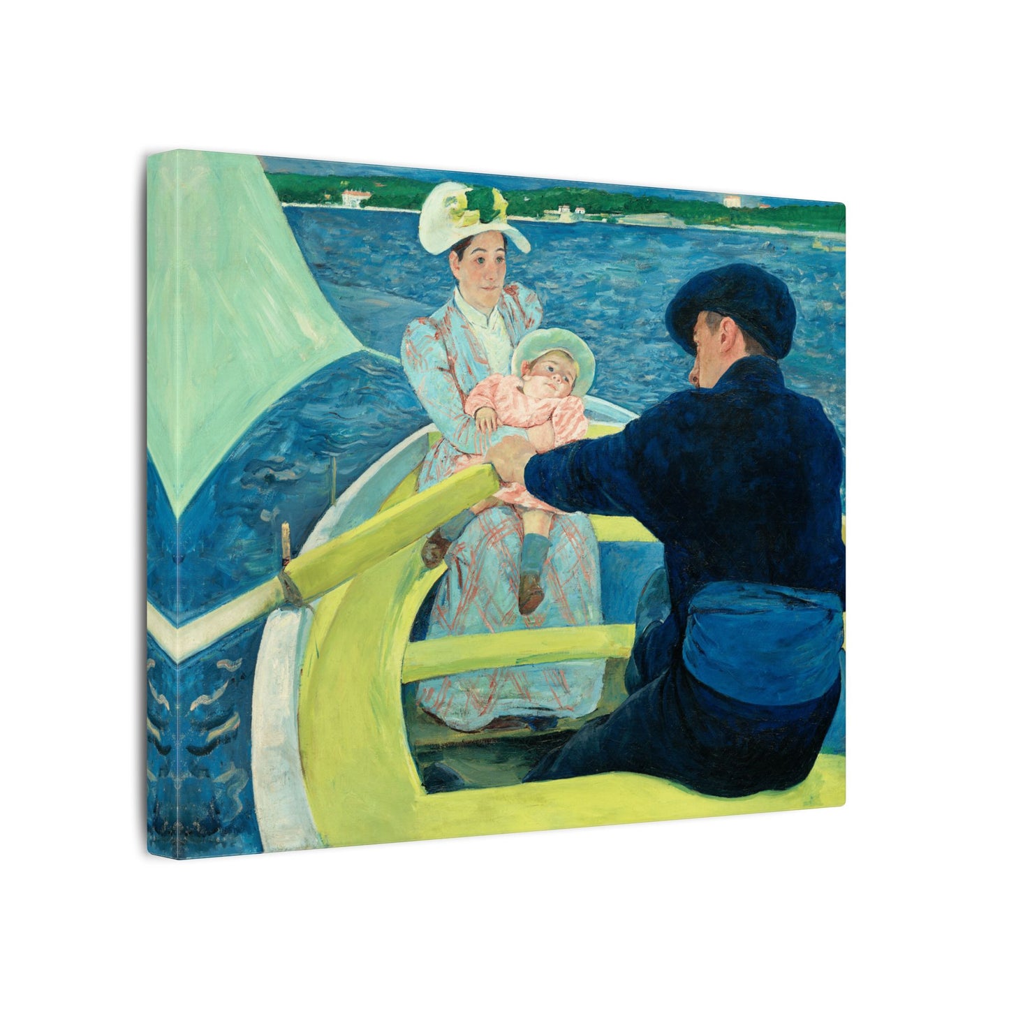 The Boating Party by Mary Cassatt Canvas Print, Ideal Mother's Day Gift,  Family Day Wall Art