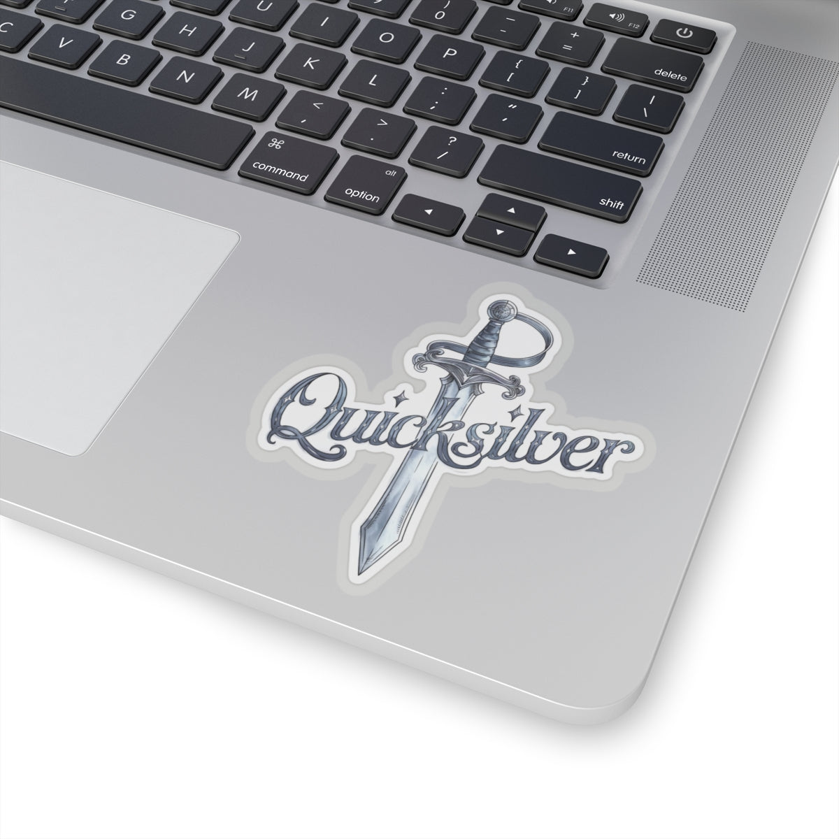 Quicksilver Sticker, Book by Callie Hart, Sword Decal, Gift for Fae & Alchemy Fans, Perfect Present for Book Lovers