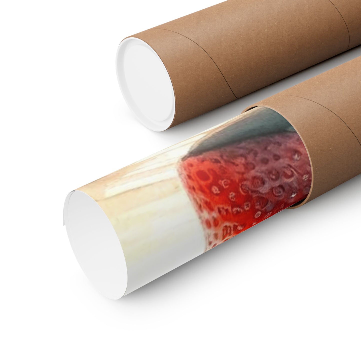 Juicy Strawberries Watercolor Print, Summer Kitchen Wall Art, Vibrant Fruit Basket Poster, Perfect Home Decor