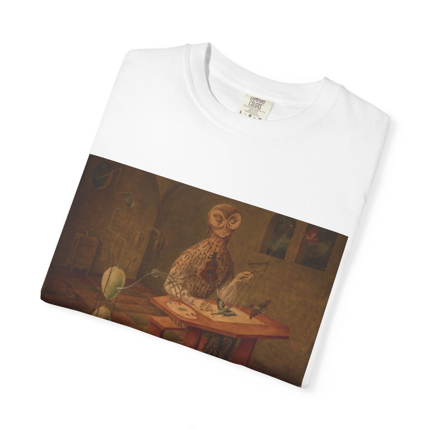 Remedios Varo Creation of the Birds Art Tee - 100% Ring-Spun Cotton - Unisex Soft-Washed T-Shirt