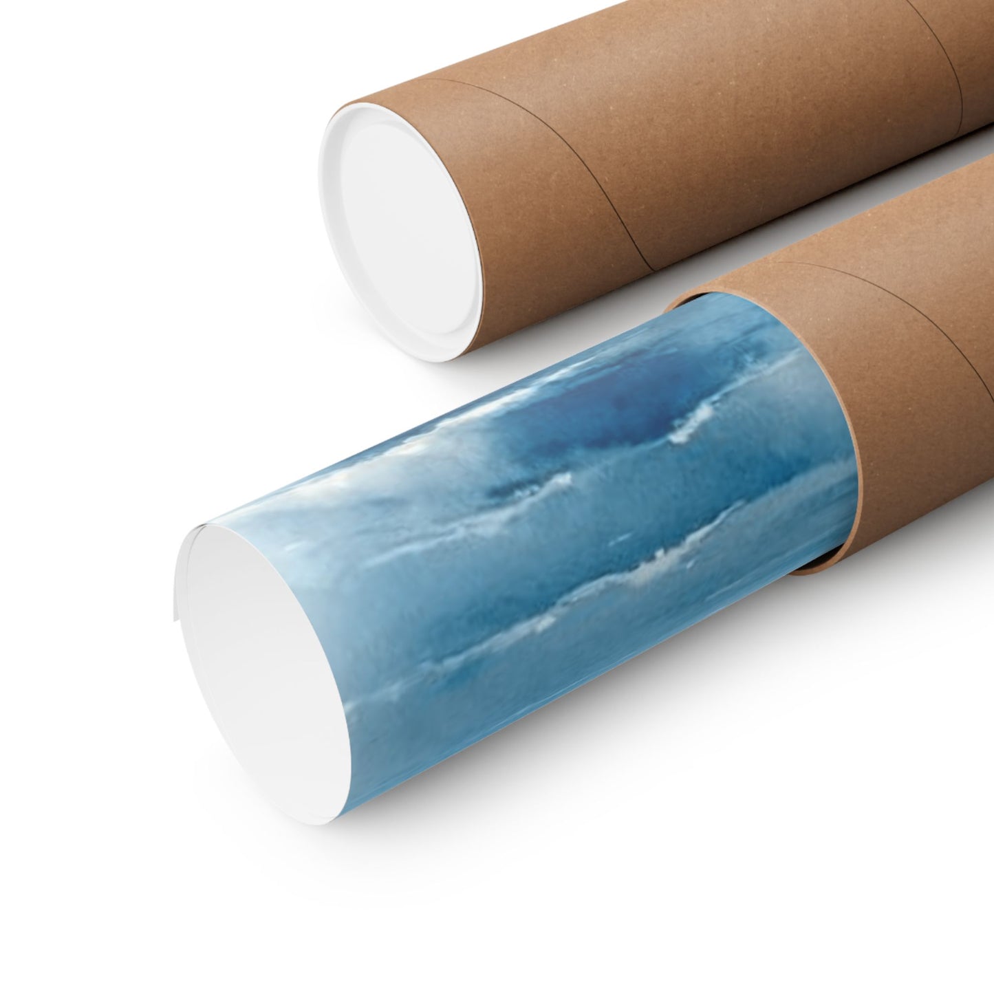 Albatross Over Waves Art Print, Digital Illustration in Watercolor style Poster, Perfect Gift for Bird and Sea Lovers