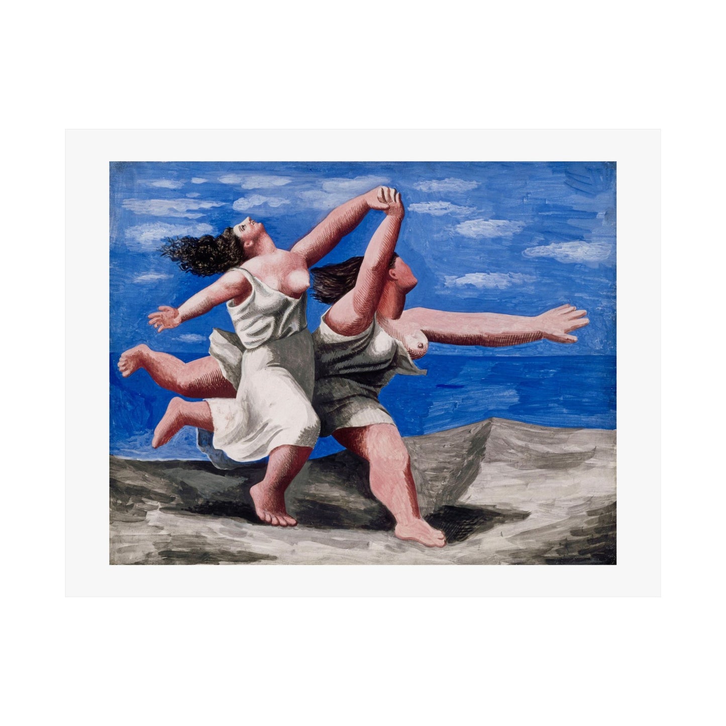Pablo Picasso 'Two Women Running on the Beach (The Race)' 1922, Vibrant Modern Art Matte Print, Ideal Gift for Art Lovers