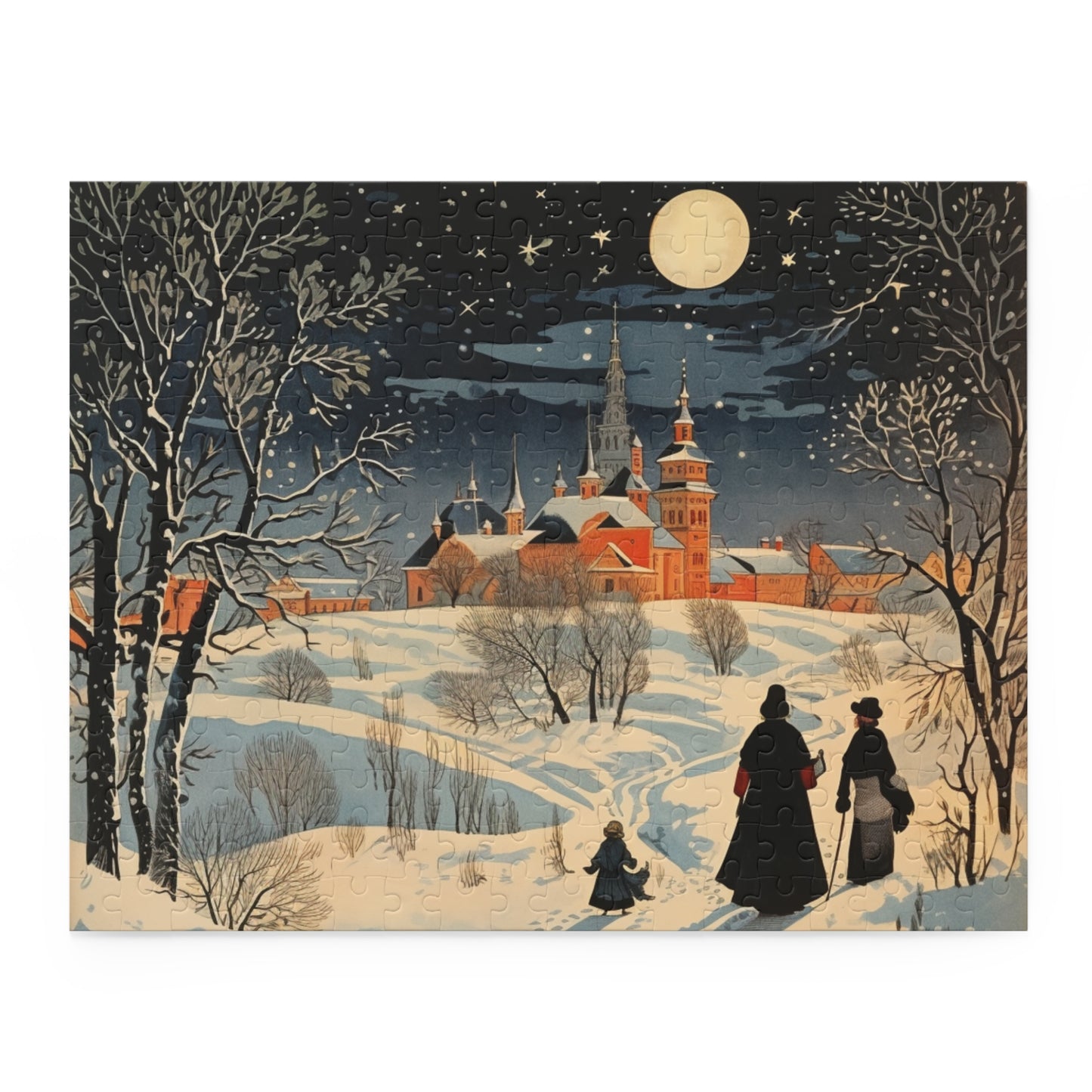 Doctor Zhivago Inspired Puzzle - Literary Artwork | Anxiety Relief | Perfect Gift for Book Lovers | 120 or 252 Pieces
