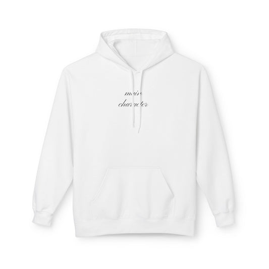Main Character Hoodie - Elegant Unisex Fleece Hoodie for Teens & Adults - Perfect Gift for Friends and Siblings