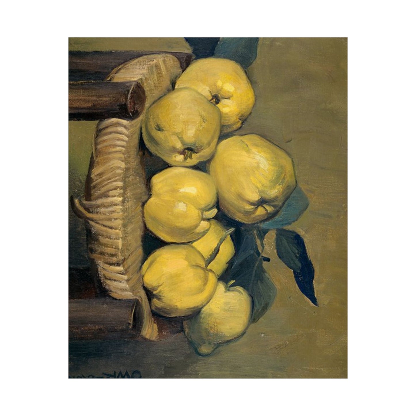 Quinces by Ottilie Wilhelmine Roederstein Art Print - 1929 Masterpiece - High-Quality Reproduction