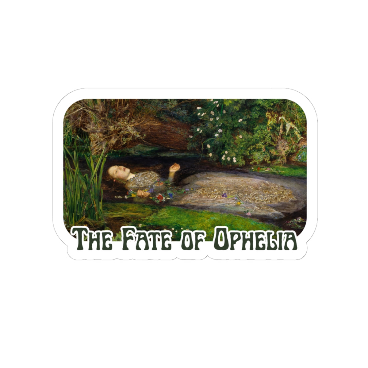 Fate of Ophelia, John Everett Millais Art, Shakespeare, Tragic Moment, Detailed Nature, Symbolic Flowers, Song Inspired