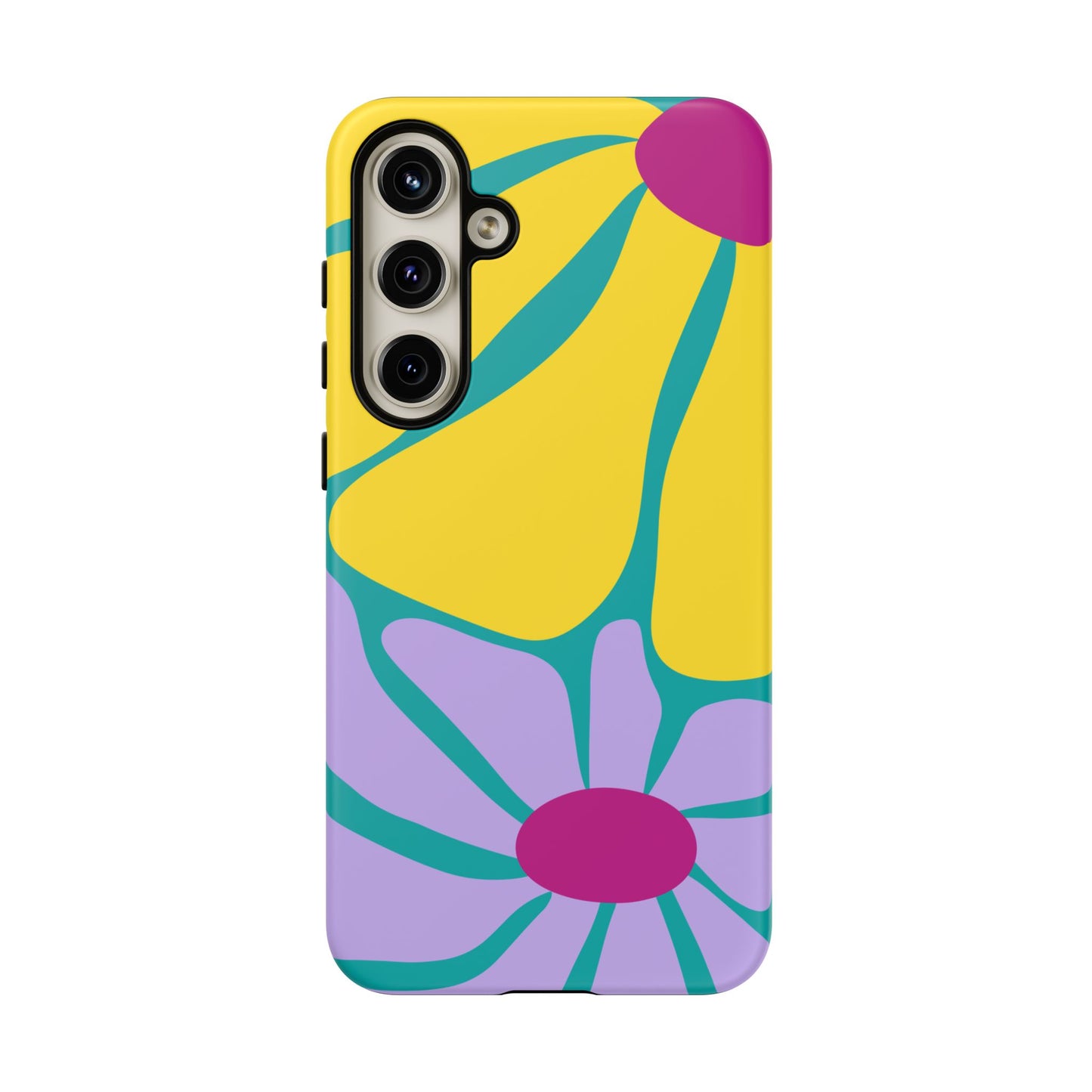 Matisse Style Floral Tough Phone Case, Colorful Abstract Flowers, Gift for Art Lovers, Wide Range of Smartphones