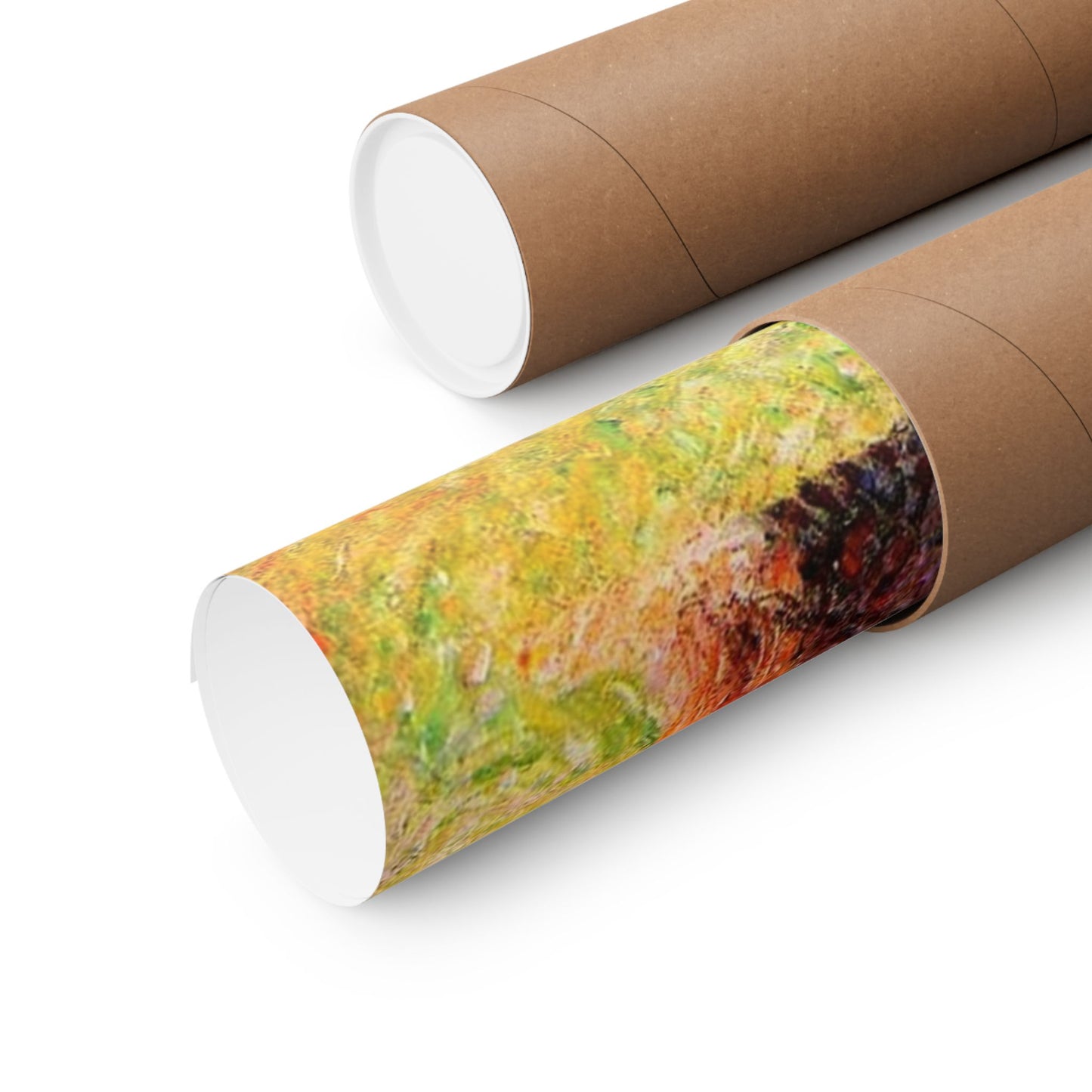 Claude Monet Haystacks at Giverny Print, Impressionist Landscape Poster, Premium Matte Wall Art for Home Decor