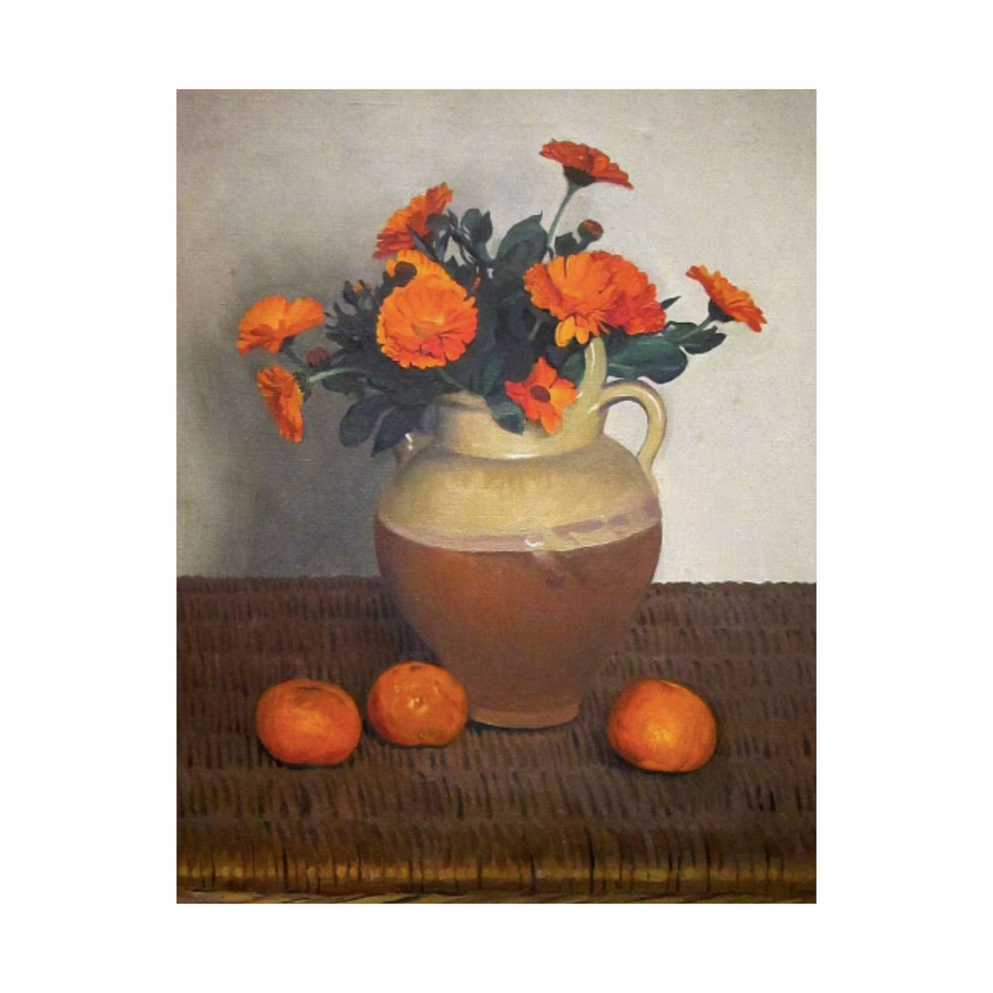 Marigolds and Tangerines by Félix Vallotton Art Print - 1924 Masterpiece - Reproduction - Elegant Home Décor