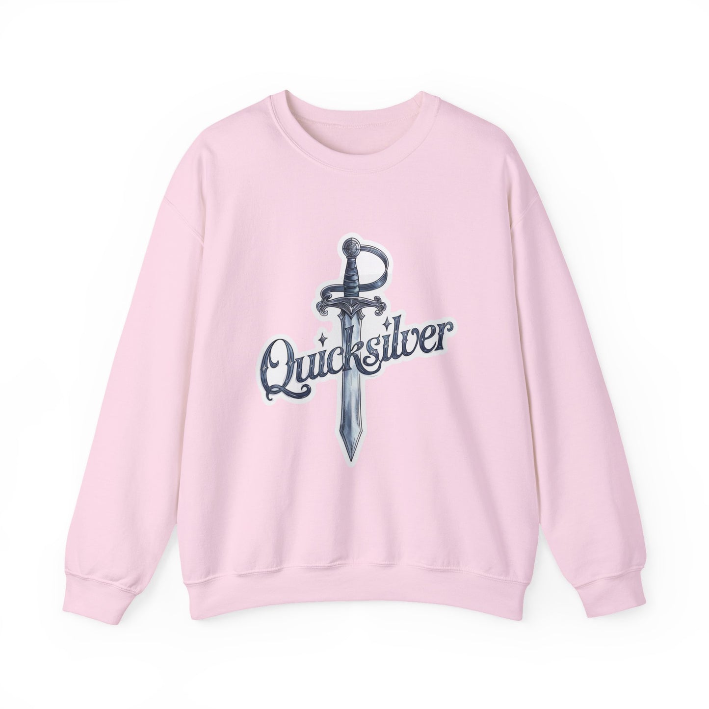 Quicksilver Sword Sweatshirt - Watercolor Book-Inspired Unisex Crewneck - Fae & Alchemy Gift for Book Lovers