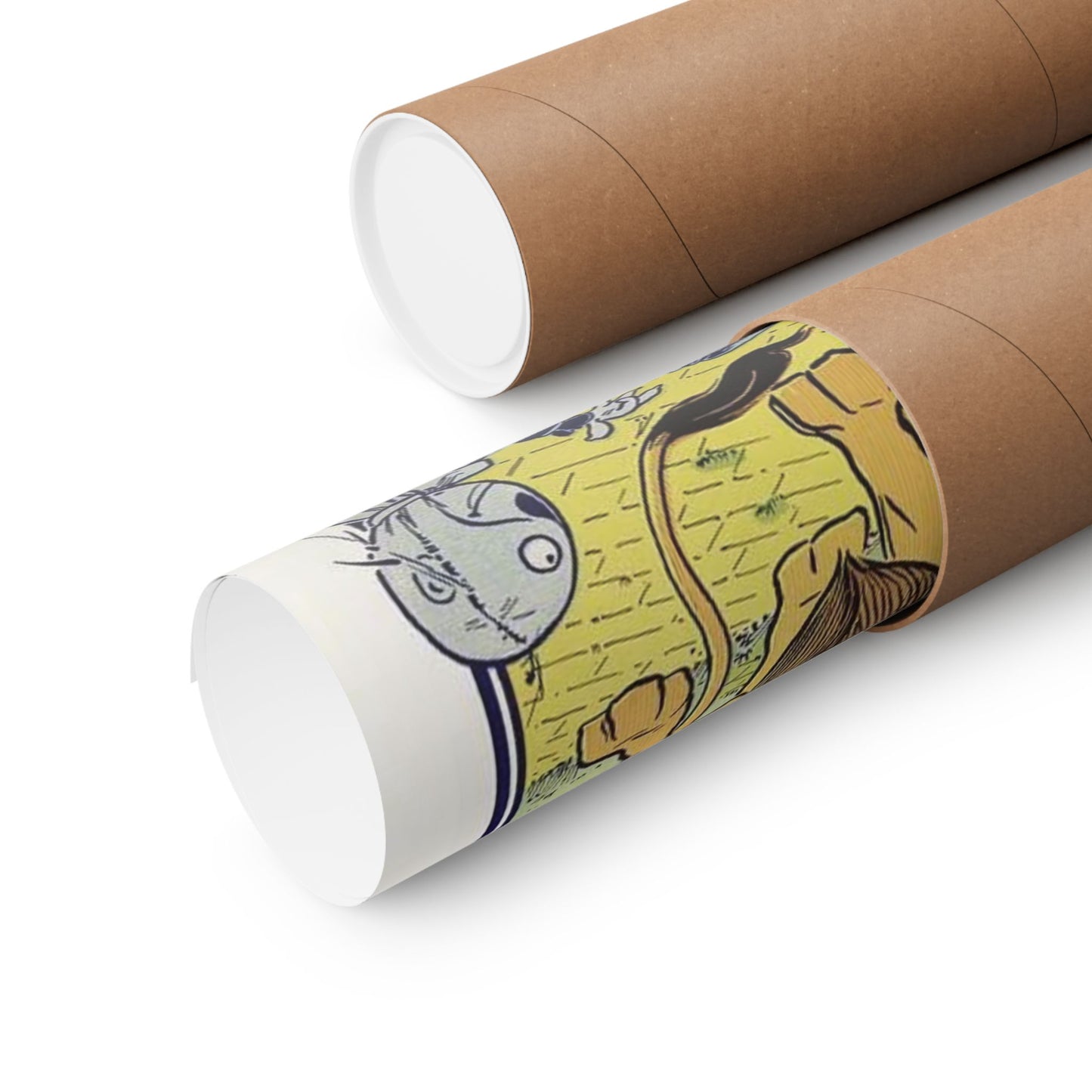 Vintage Dorothy Meets Cowardly Lion Wizard of Oz Print - 1900 L. Frank Baum Classic - William Denslow Illustration Poster