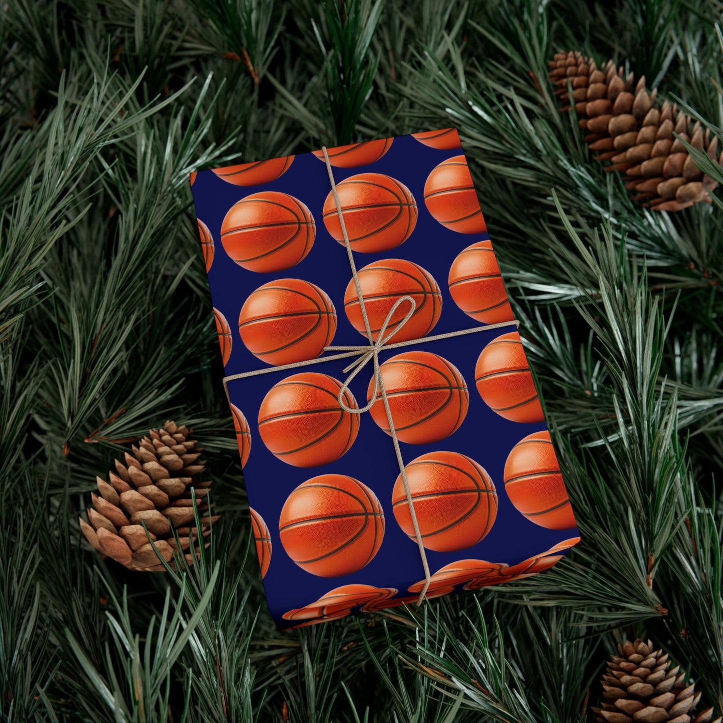 Basketball Wrapping Paper - Navy Blue - Perfect Gift for Him, Boyfriend, basketball fans