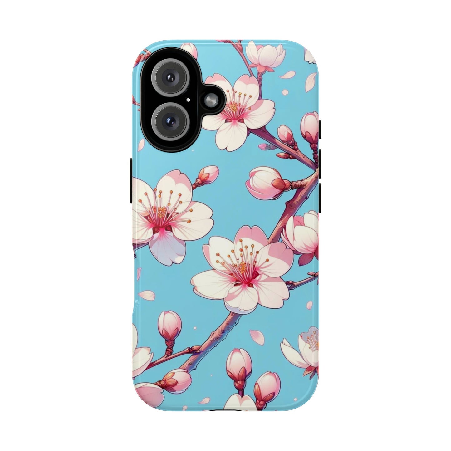 Anime Phone Case, Sakura Blossom Tough Case, Friend Gift, Japanese Culture, Protective Cover, Anime Lover Gift