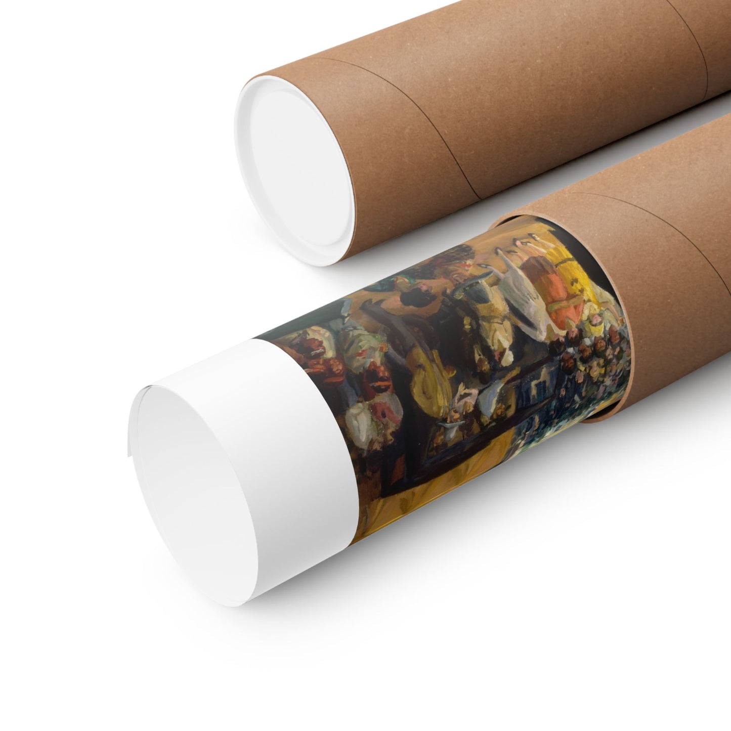 John Sloan's Travelling Carnival, Santa Fe 1924 Print - Vibrant Historical Art Poster