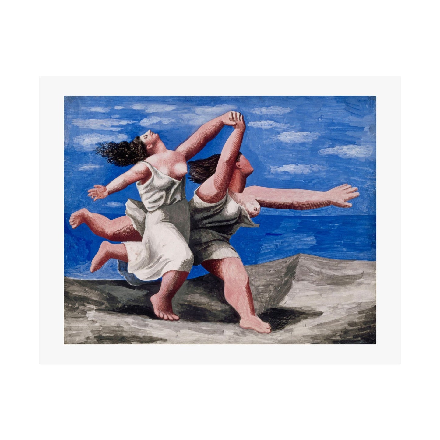 Pablo Picasso 'Two Women Running on the Beach (The Race)' 1922, Vibrant Modern Art Matte Print, Ideal Gift for Art Lovers
