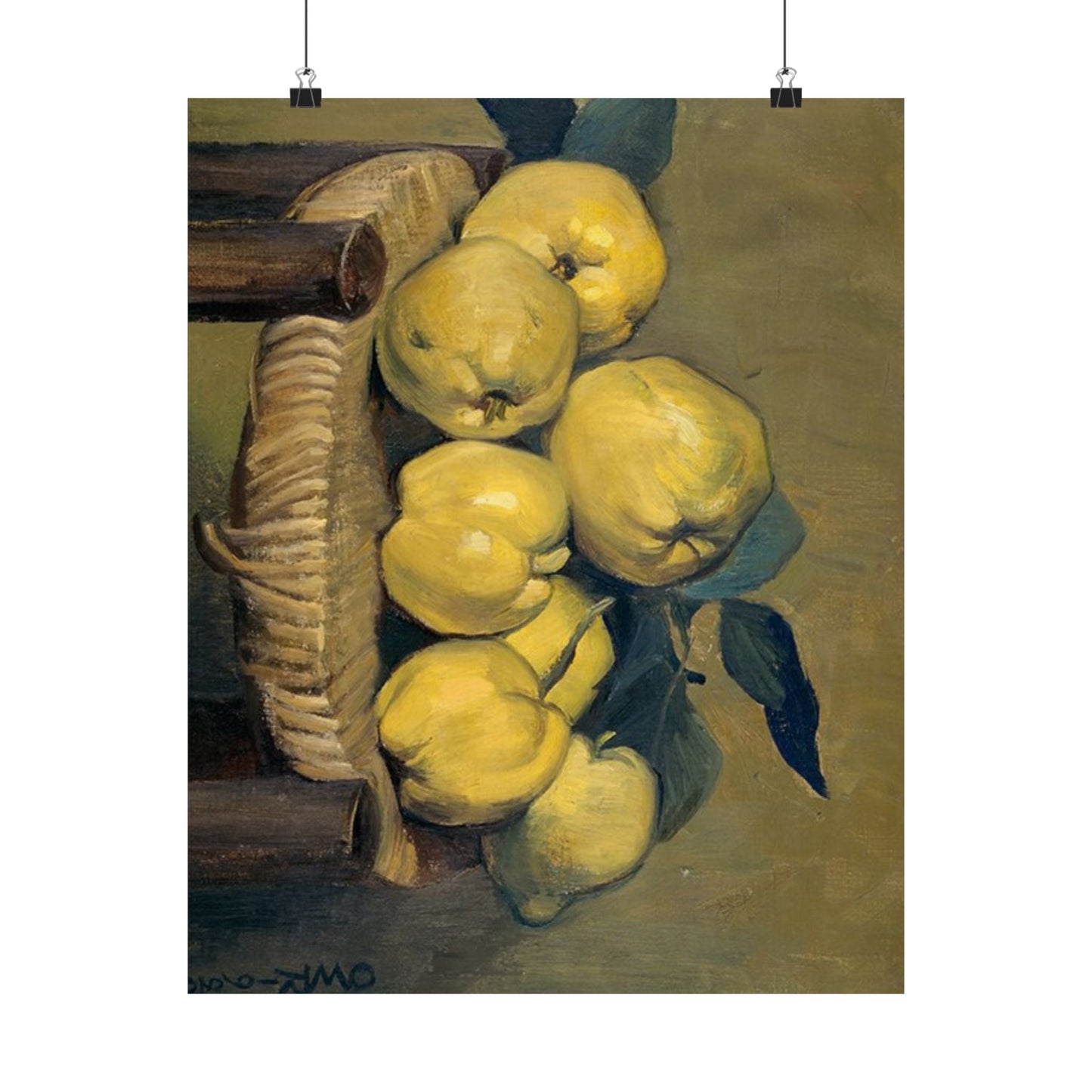 Quinces by Ottilie Wilhelmine Roederstein Art Print - 1929 Masterpiece - High-Quality Reproduction