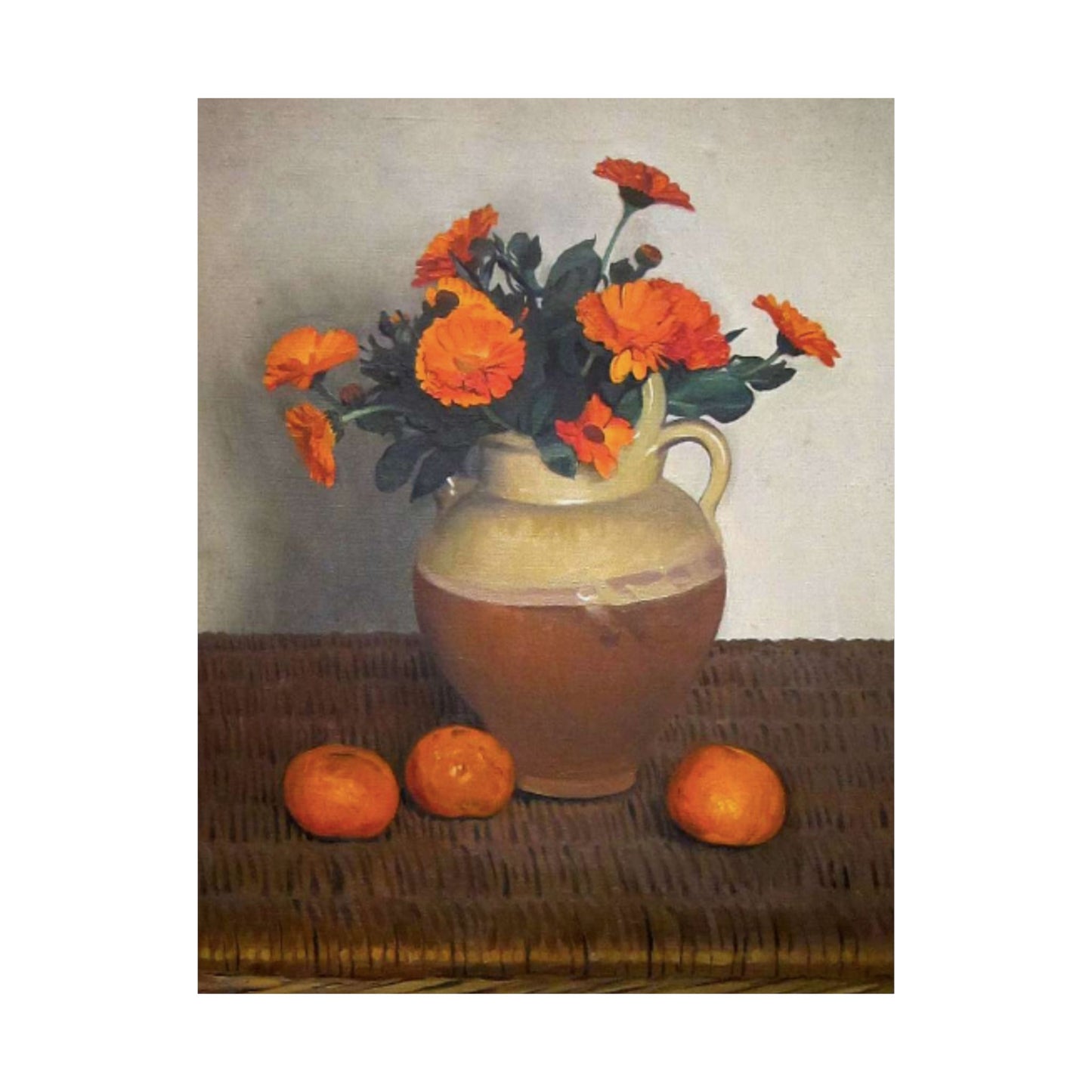 Marigolds and Tangerines by Félix Vallotton Art Print - 1924 Masterpiece - Reproduction - Elegant Home Décor