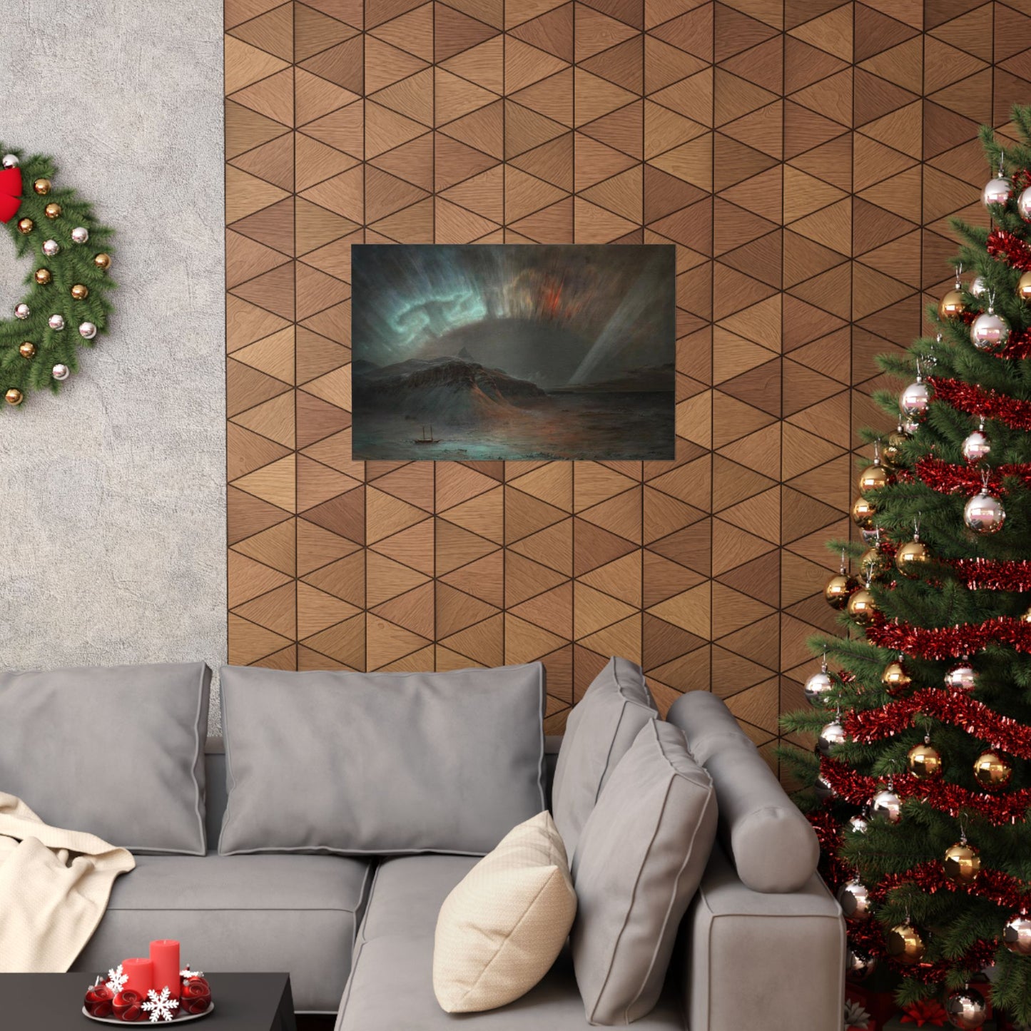 Frederic Edwin Church's Aurora Borealis Print - Arctic Expedition Artwork - Historical Nature Poster