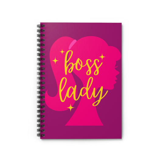 Barbie-Inspired Boss Lady Notebook - Pink and Berry Feminine Diary - Perfect Gift for Ambitious Women and Girls