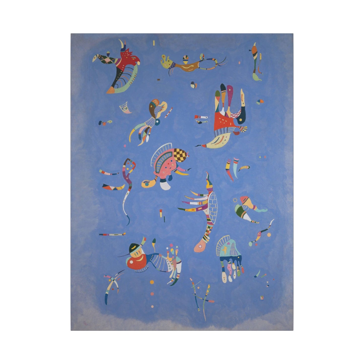 Blue Sky by Wassily Kandinsky, Canvas Print, Modern Abstract Art Decor