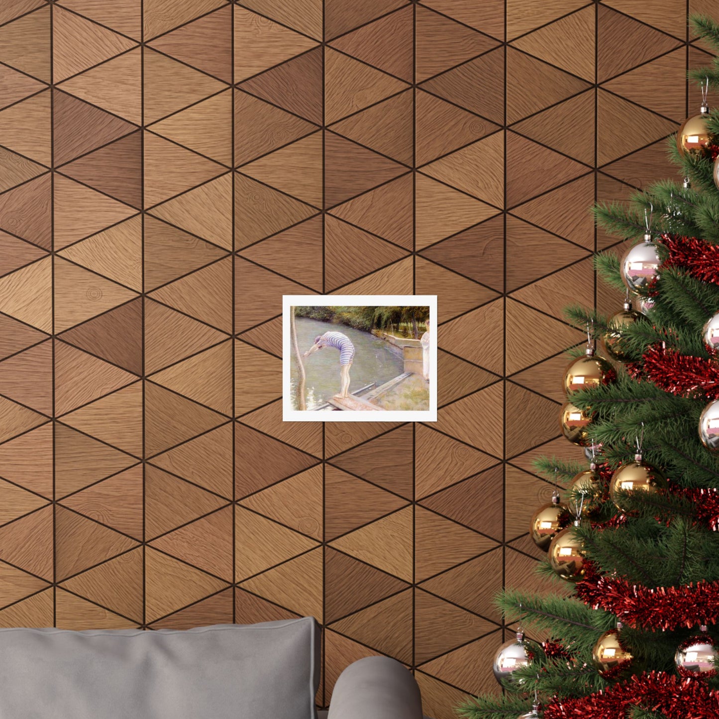 Gustave Caillebotte The Bather Print, Classic Impressionist Art Poster, Elegant Home and Office Wall Decor