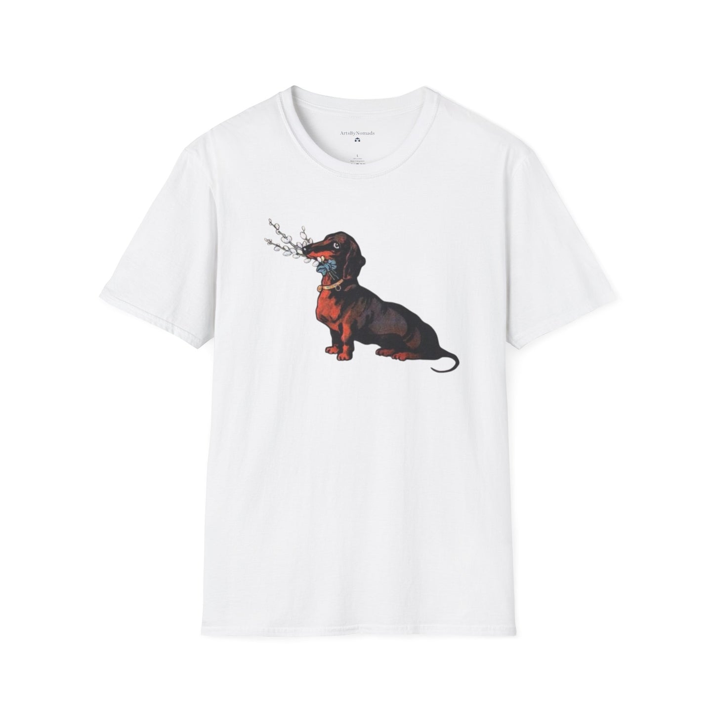 Vintage Dachshund Dog Unisex Softstyle T-Shirt, Cute Pet Lover Tee, Retro Animal Graphic Top, Gift for Dog Owners, Dog Mom Dad Shirt