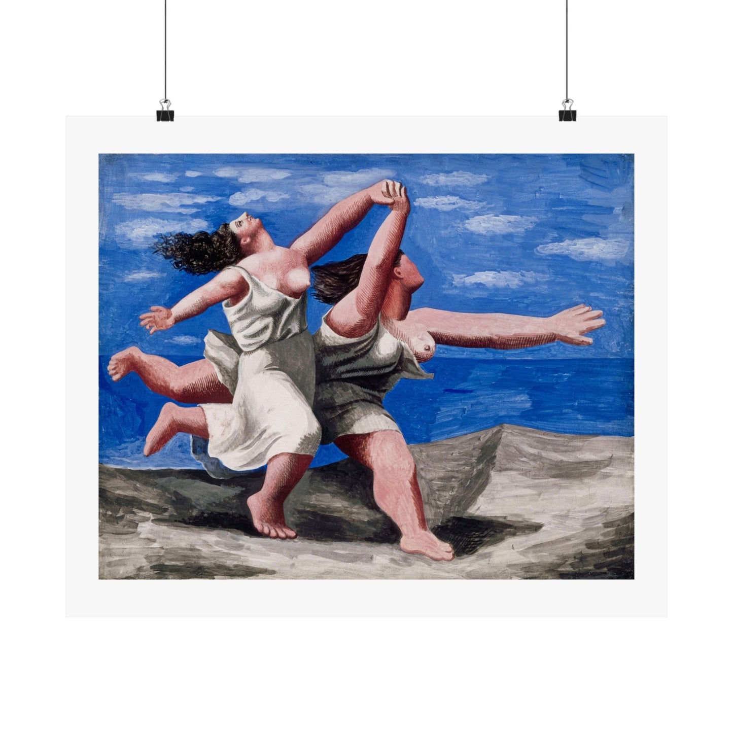 Pablo Picasso 'Two Women Running on the Beach (The Race)' 1922, Vibrant Modern Art Matte Print, Ideal Gift for Art Lovers