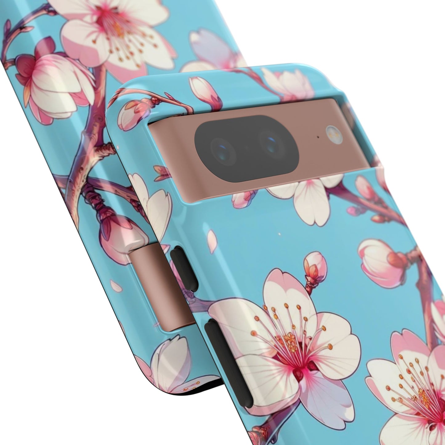 Anime Phone Case, Sakura Blossom Tough Case, Friend Gift, Japanese Culture, Protective Cover, Anime Lover Gift