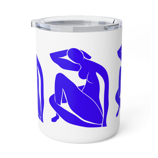 Art Coffee Mug, Henri Matisse Blue Nude Design, Art Lover Stainless Steel Tea Cup