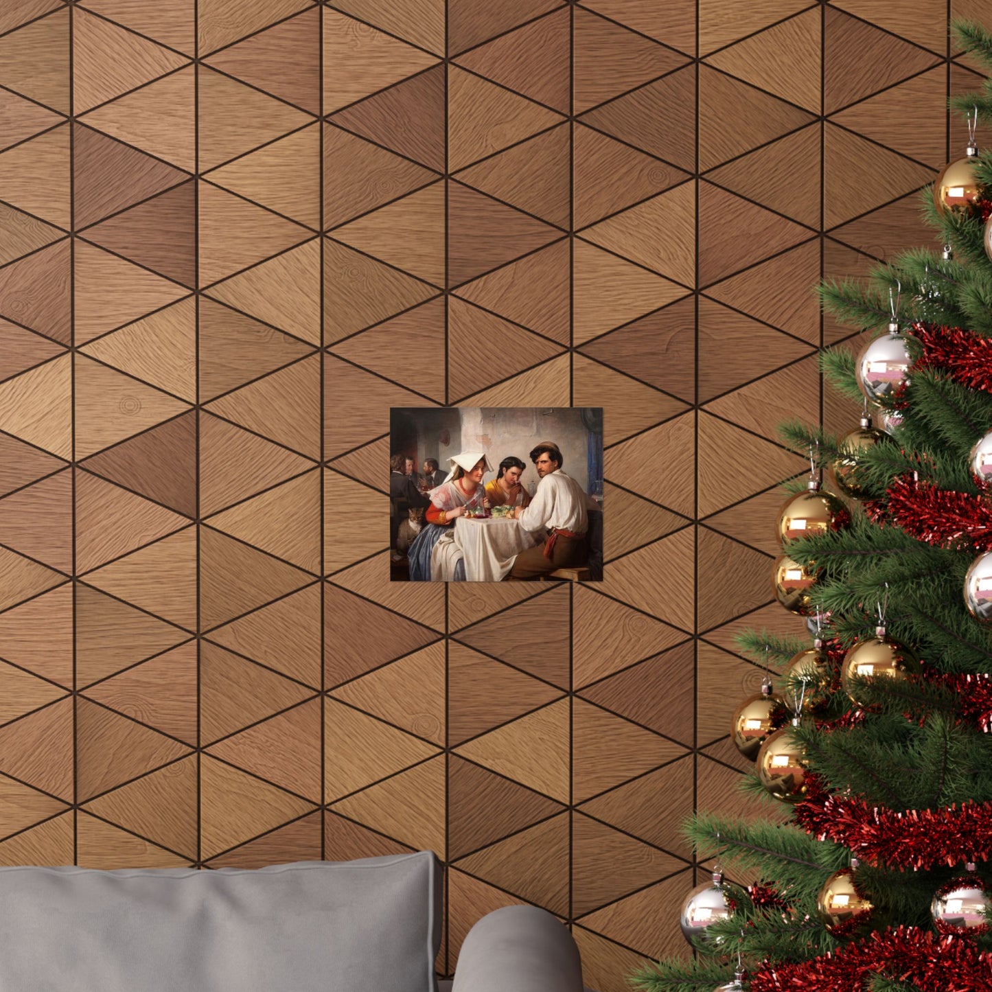 Carl Bloch's From a Roman Osteria - Classic Art Print - Famous Painting Turned Internet Meme - Romanticism period