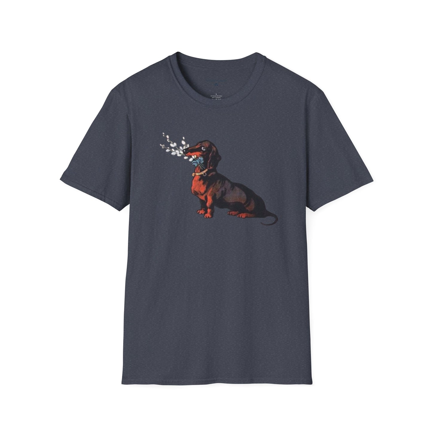 Vintage Dachshund Dog Unisex Softstyle T-Shirt, Cute Pet Lover Tee, Retro Animal Graphic Top, Gift for Dog Owners, Dog Mom Dad Shirt