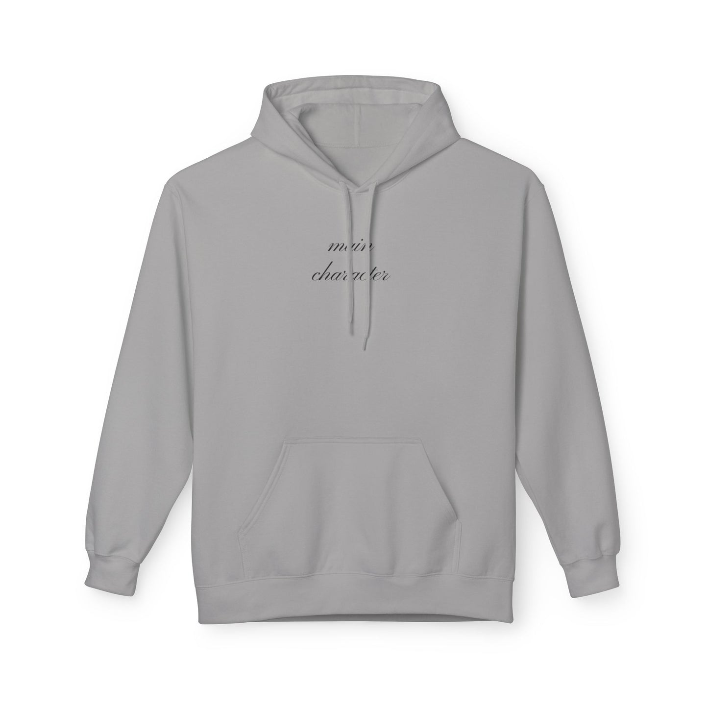 Main Character Hoodie - Elegant Unisex Fleece Hoodie for Teens & Adults - Perfect Gift for Friends and Siblings