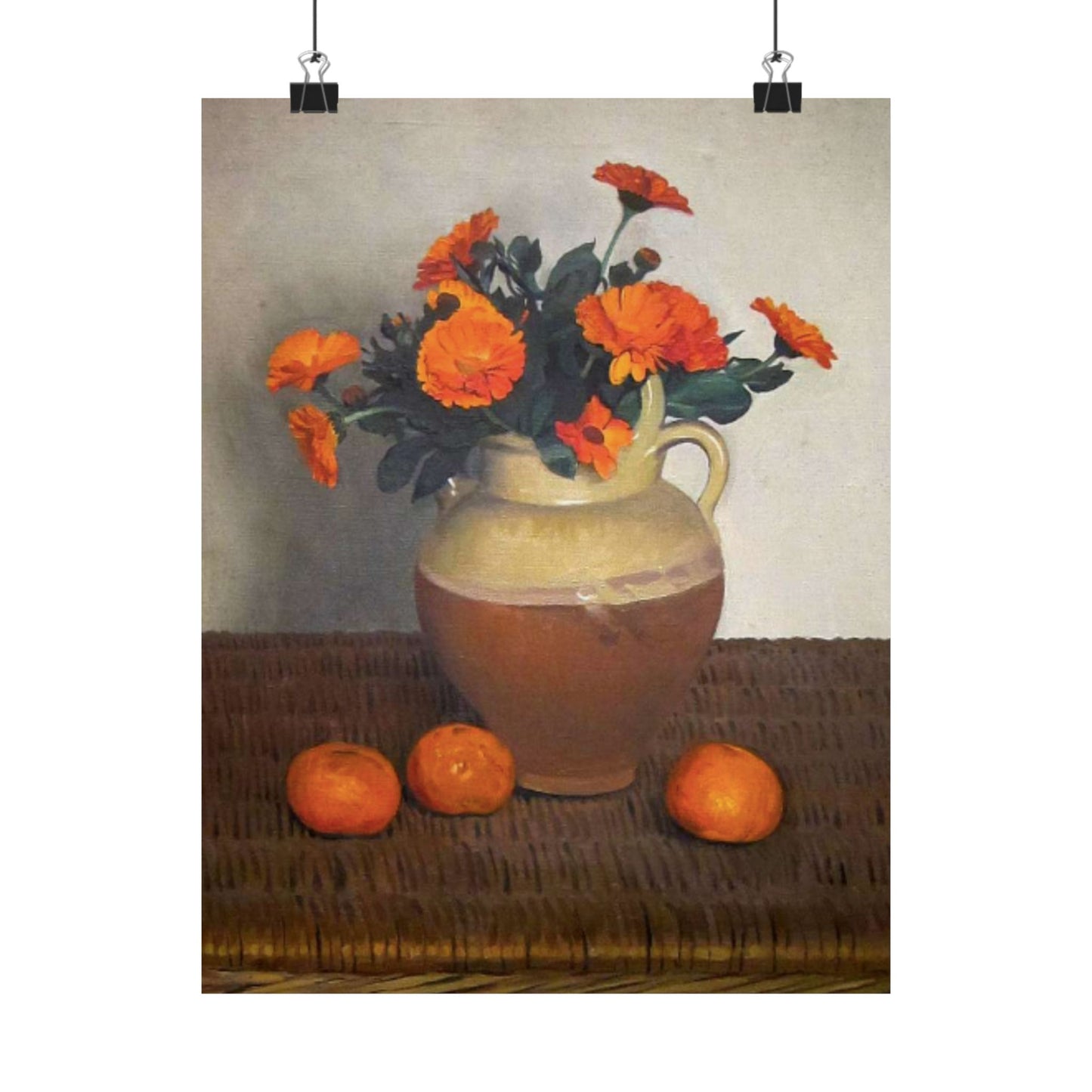 Marigolds and Tangerines by Félix Vallotton Art Print - 1924 Masterpiece - Reproduction - Elegant Home Décor