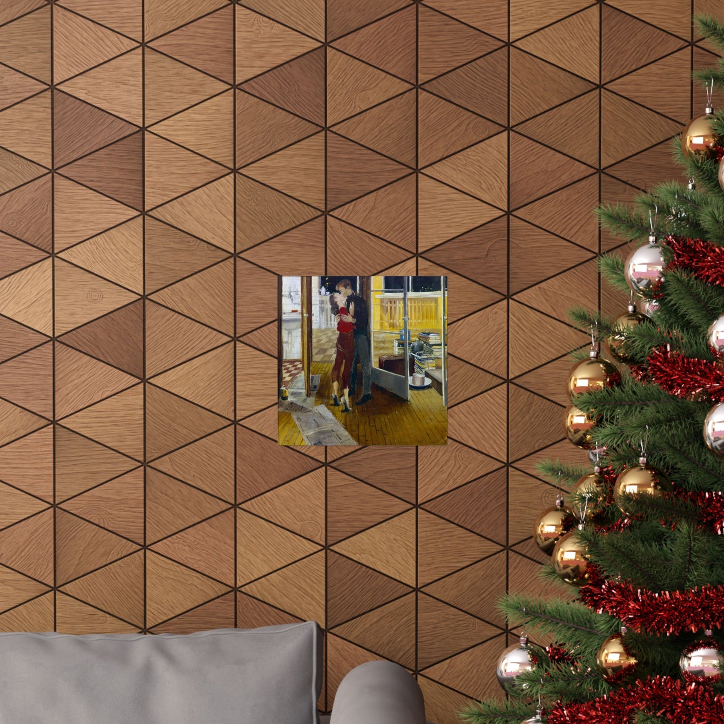 Yuri Pimenov's Lyrical Housewarming 1965 Print - Romantic Soviet Art - Ideal Wedding, Valentines Gift for Couples