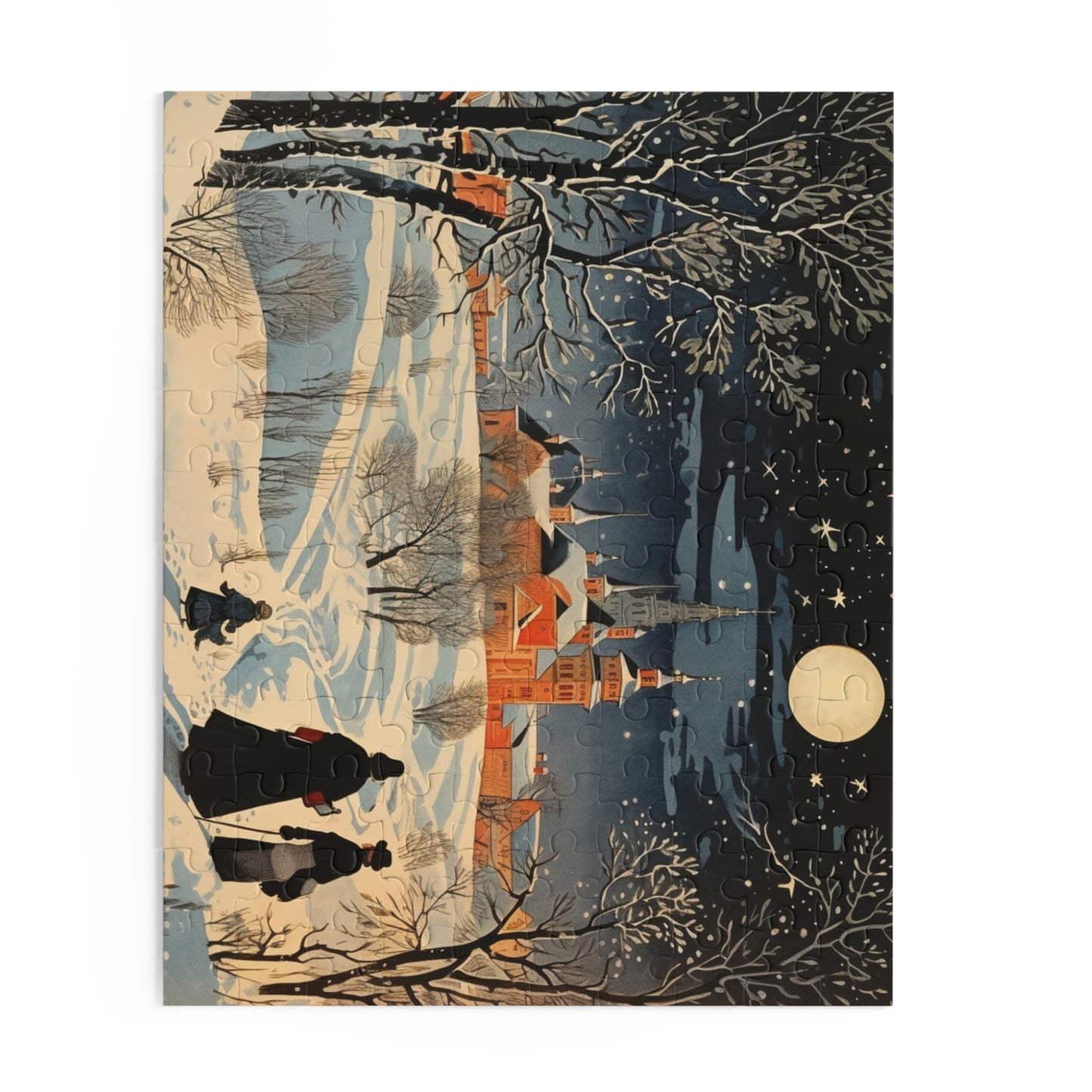 Doctor Zhivago Inspired Puzzle - Literary Artwork | Anxiety Relief | Perfect Gift for Book Lovers | 120 or 252 Pieces