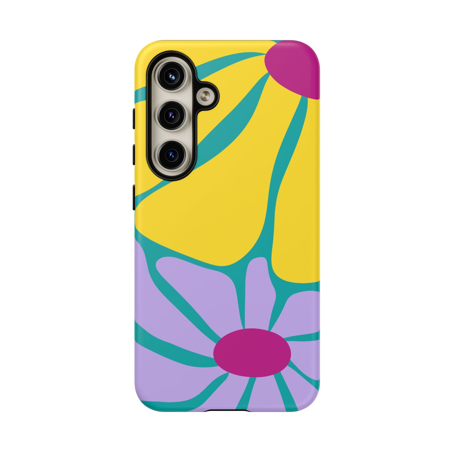 Matisse Style Floral Tough Phone Case, Colorful Abstract Flowers, Gift for Art Lovers, Wide Range of Smartphones