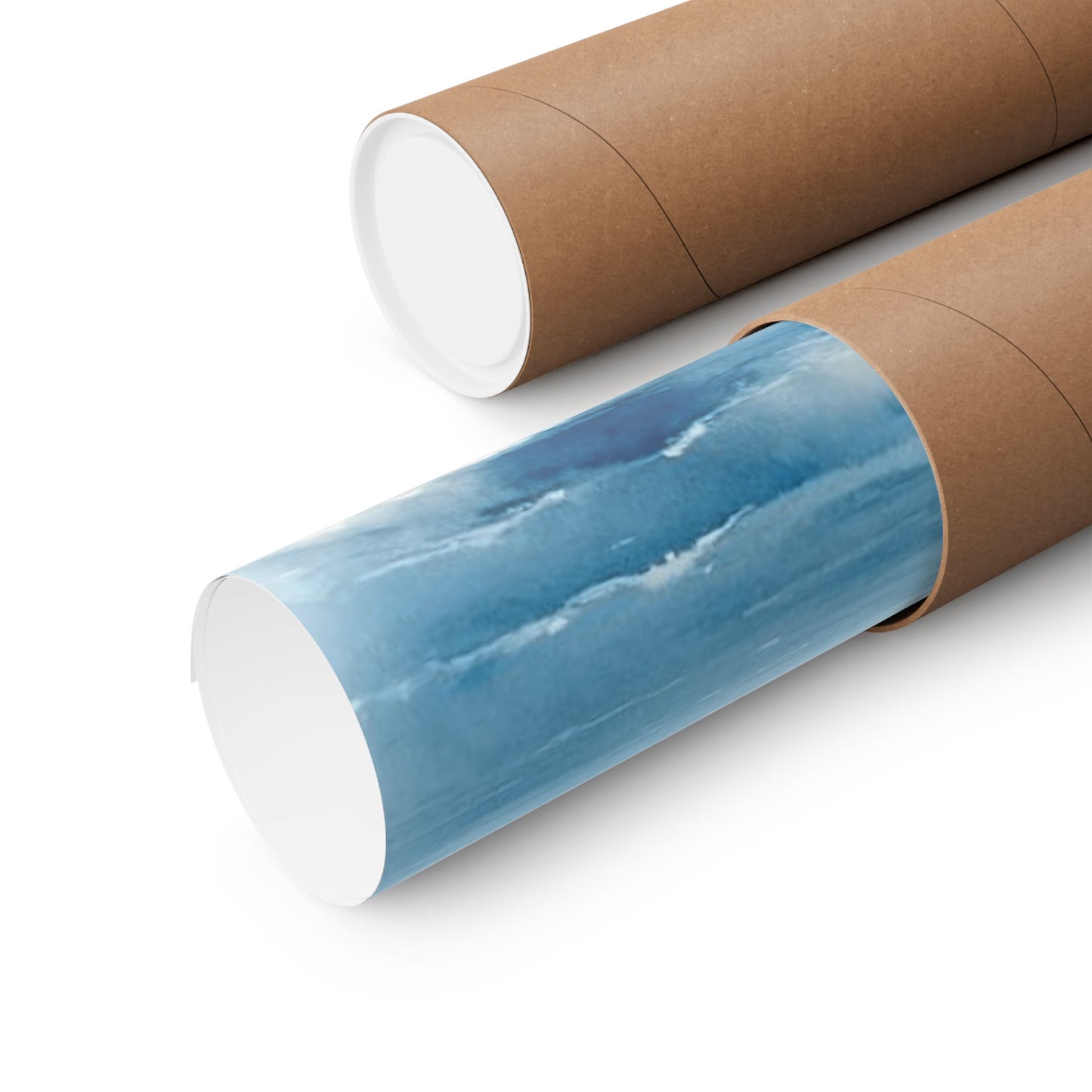 Albatross Over Waves Art Print, Digital Illustration in Watercolor style Poster, Perfect Gift for Bird and Sea Lovers