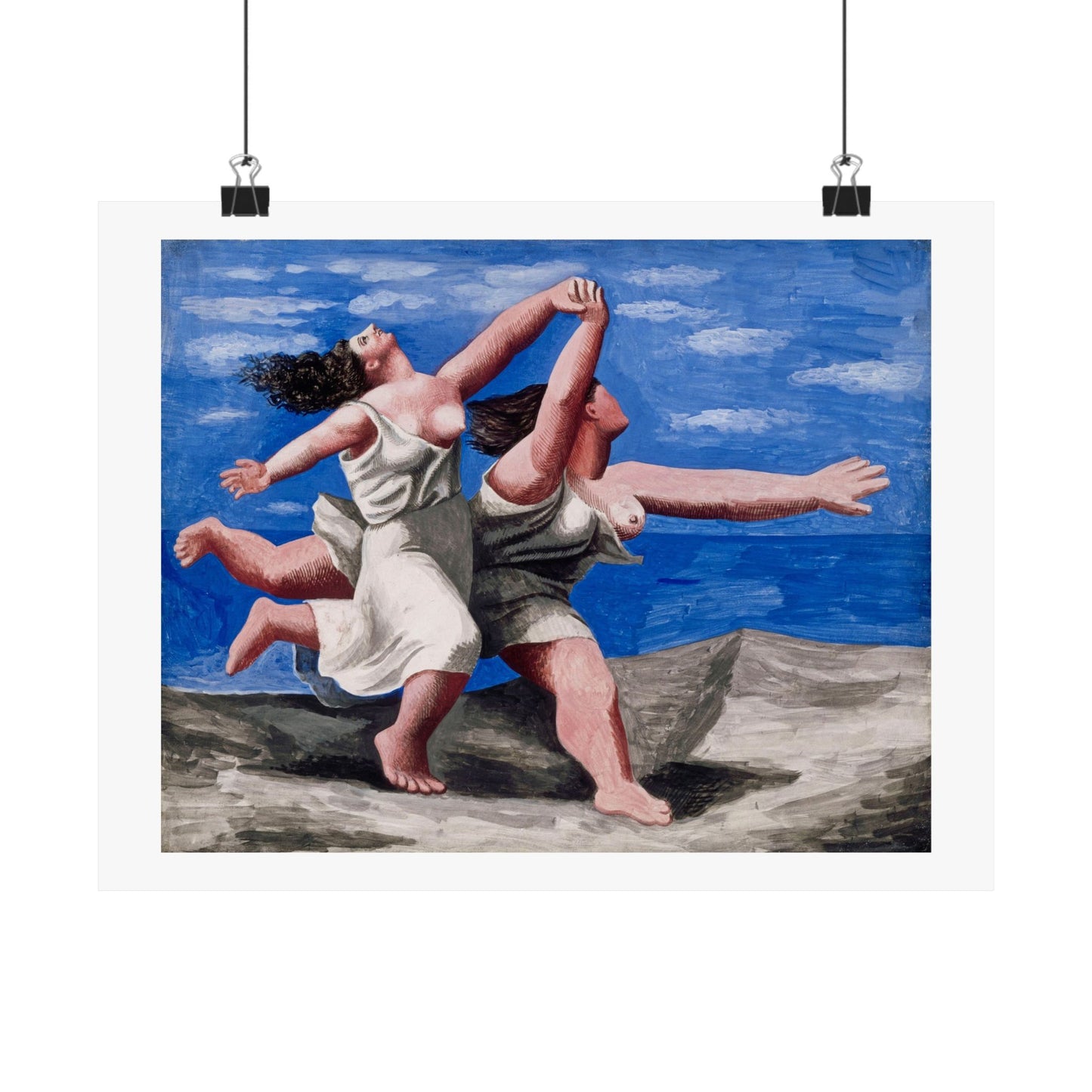 Pablo Picasso 'Two Women Running on the Beach (The Race)' 1922, Vibrant Modern Art Matte Print, Ideal Gift for Art Lovers