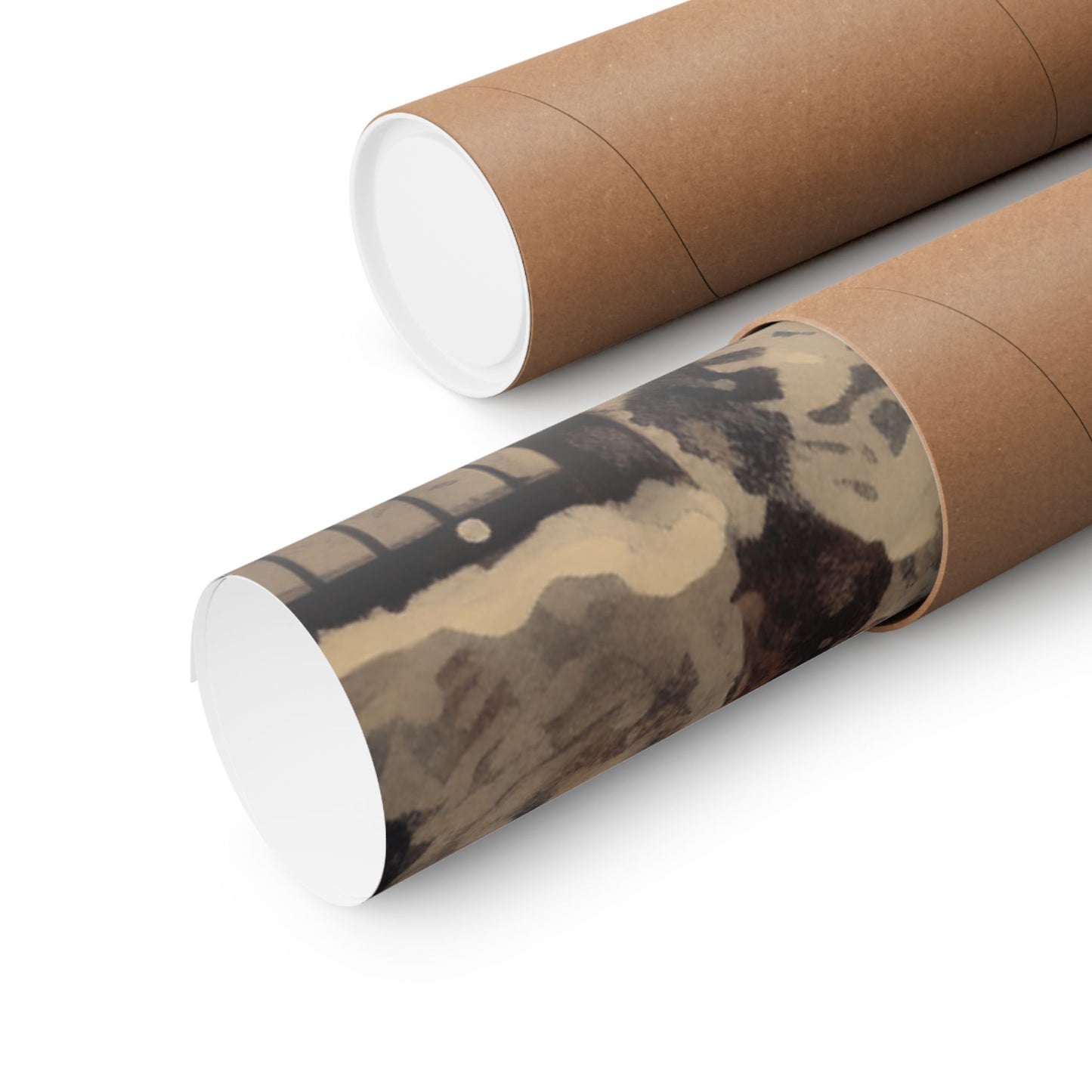 Winter Train Art Print, Polar Express Aesthetic, Inspired by Russian Literature, Romantic Snowy Night Scene, Perfect Christmas Gift