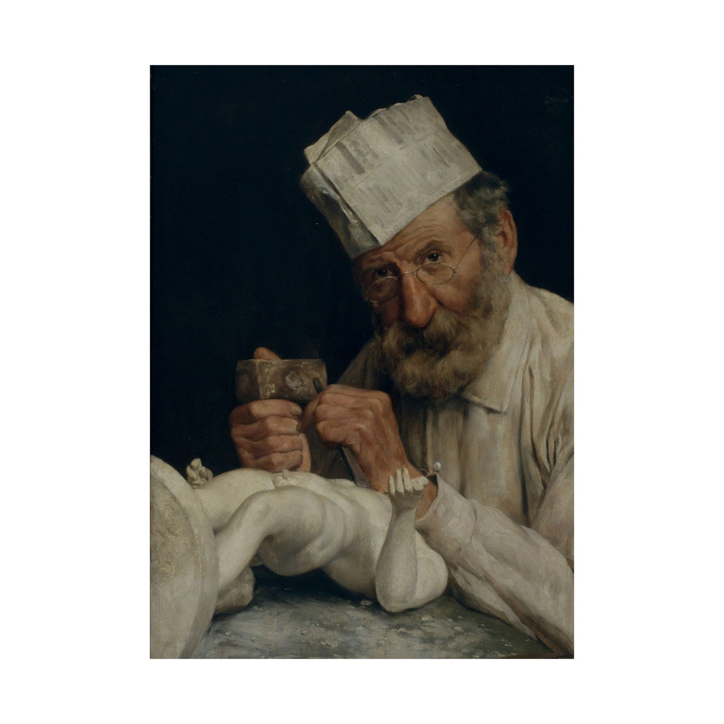 The Sculptor by Antoni Fabres - Fine Art Print Reproduction - Stunning Wall Decor