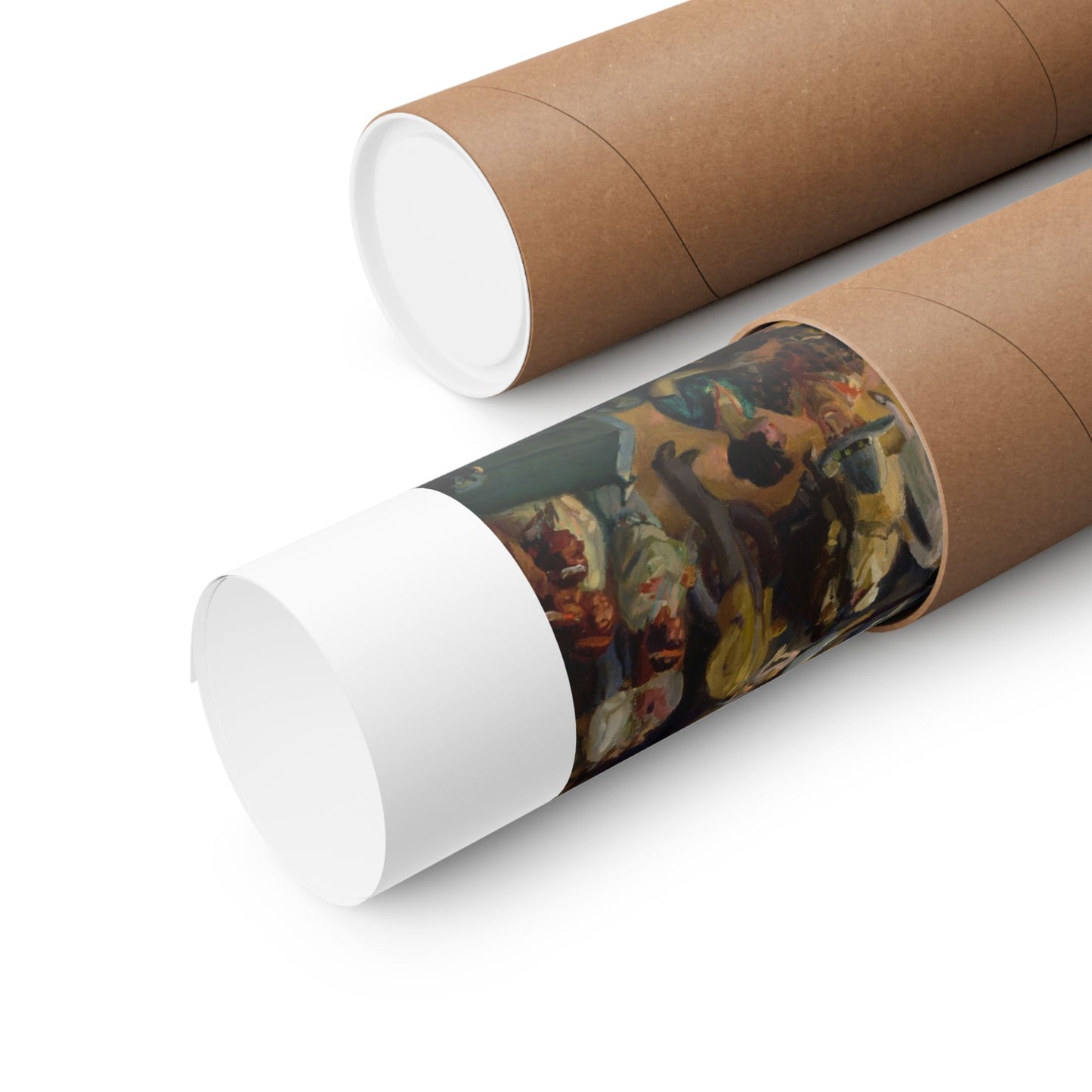 John Sloan's Travelling Carnival, Santa Fe 1924 Print - Vibrant Historical Art Poster