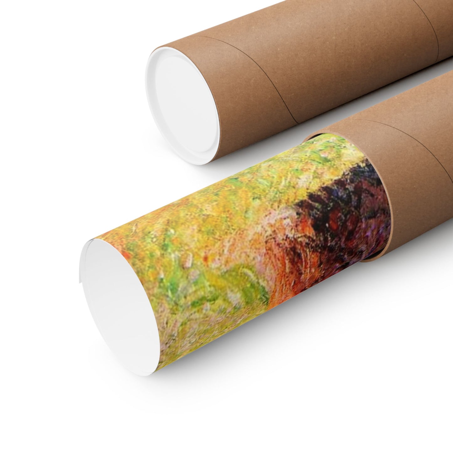 Claude Monet Haystacks at Giverny Print, Impressionist Landscape Poster, Premium Matte Wall Art for Home Decor