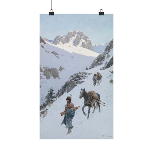 Henry Farny - A Successful Hunt - Art Print - Classic American Western Scene - Museum Quality Wall Decor