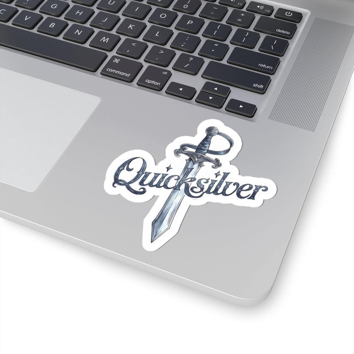 Quicksilver Sticker, Book by Callie Hart, Sword Decal, Gift for Fae & Alchemy Fans, Perfect Present for Book Lovers