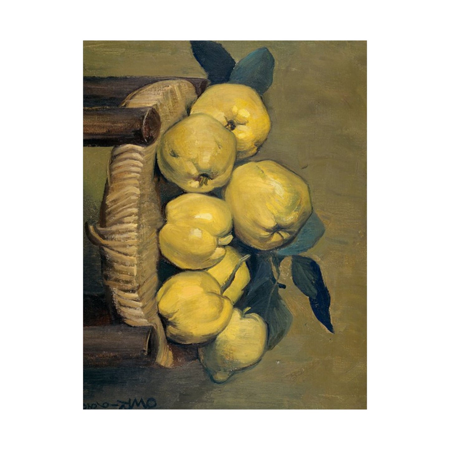 Quinces by Ottilie Wilhelmine Roederstein Art Print - 1929 Masterpiece - High-Quality Reproduction
