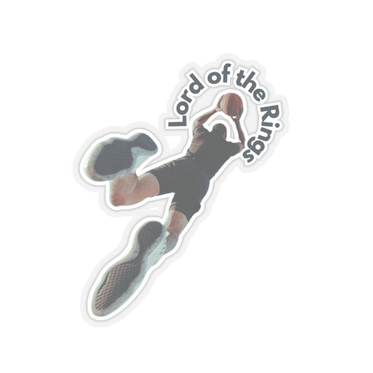 Lord of the Rings Basketball Sticker - Cool Vinyl Decal for Basketball Fans - Stylish Gift for Him, Boyfriend, or Dad